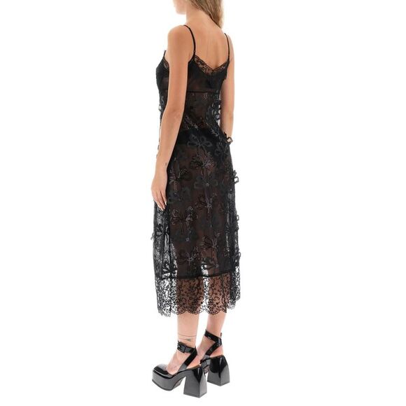 SIMONE ROCHA Embroidered Tulle Slip Dress - Picture 3 of 4